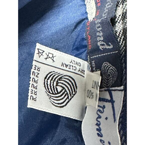 Vintage Wool Skirt Scotland Tartan Plaid Pleated Midi Drop Waist Sz 8 Peasant - Picture 7 of 12